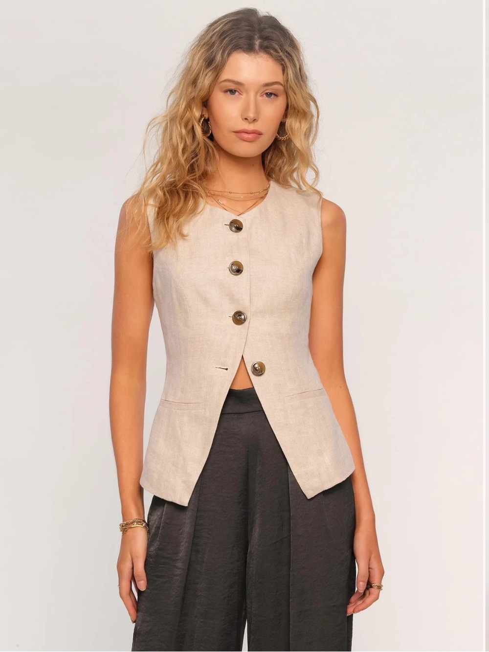 Heartloom Emerson Linen Vest